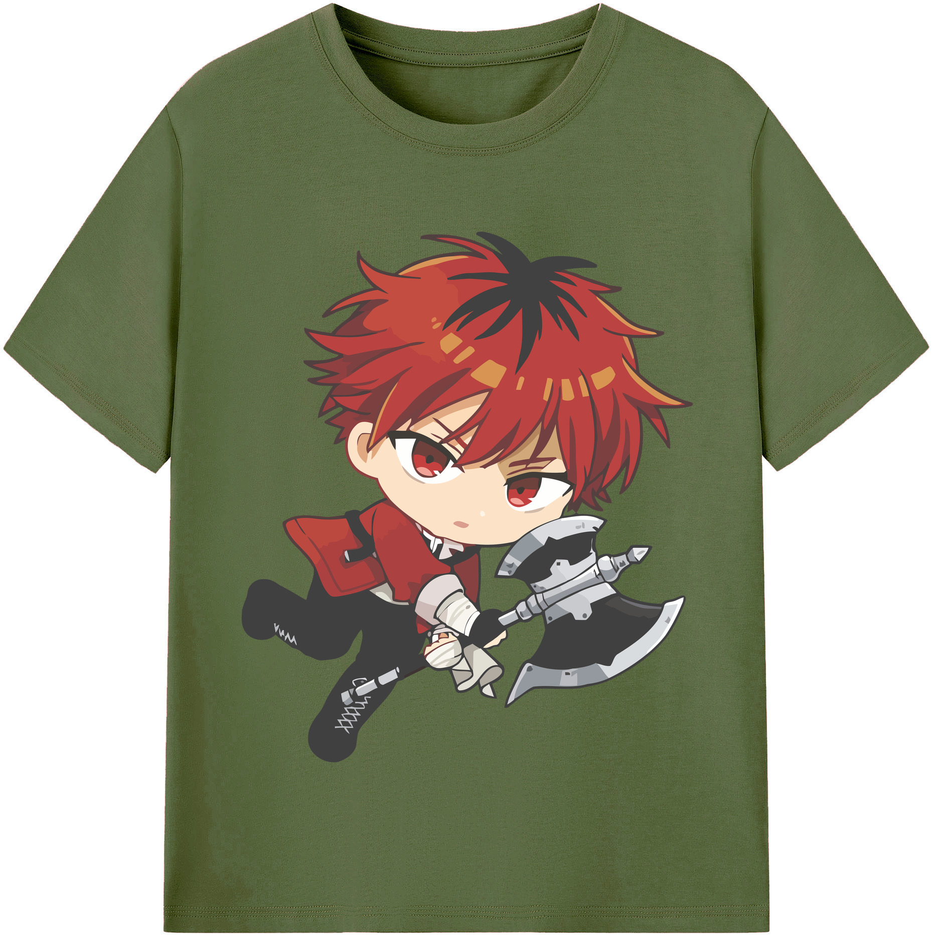 （画像用） 葬送のフリーレン Frieren 綿100％半袖Tシャツ（フロントプリント）
